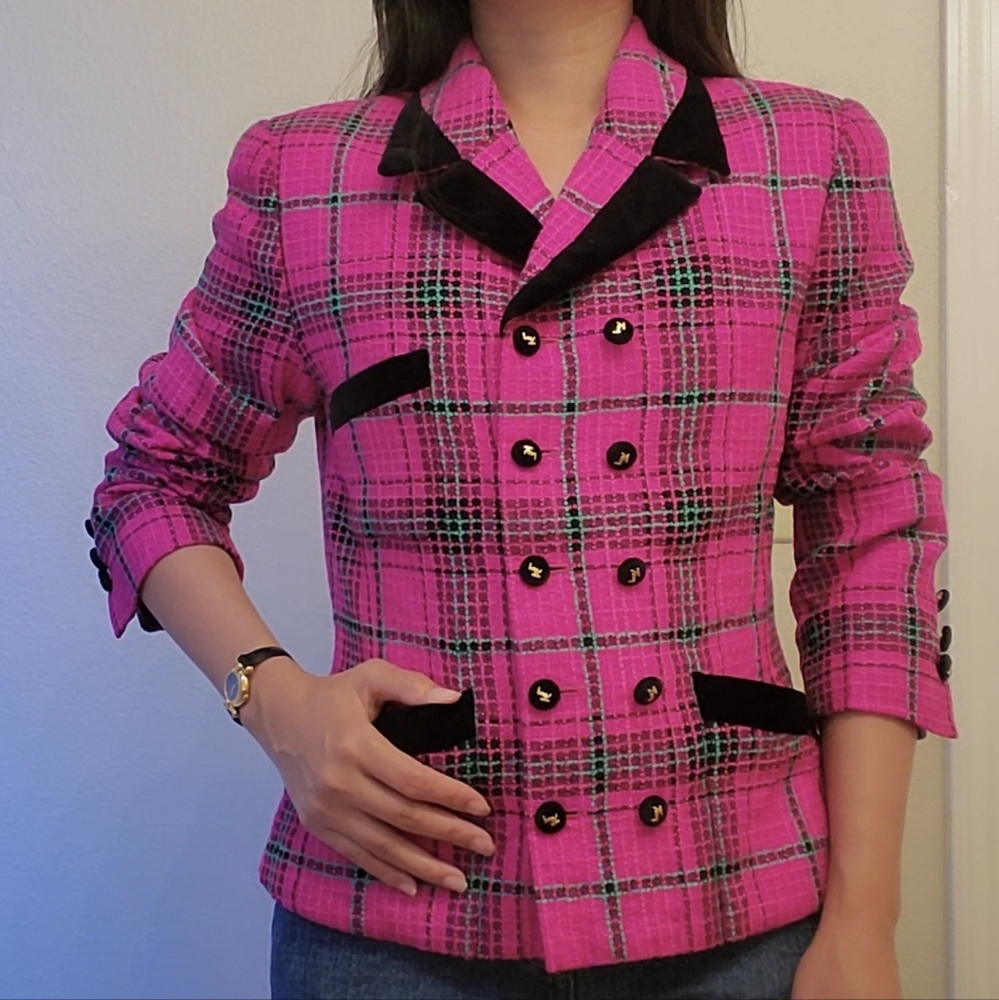 Pinky Blazer Karl Lagerfield from Paris, made in Japan